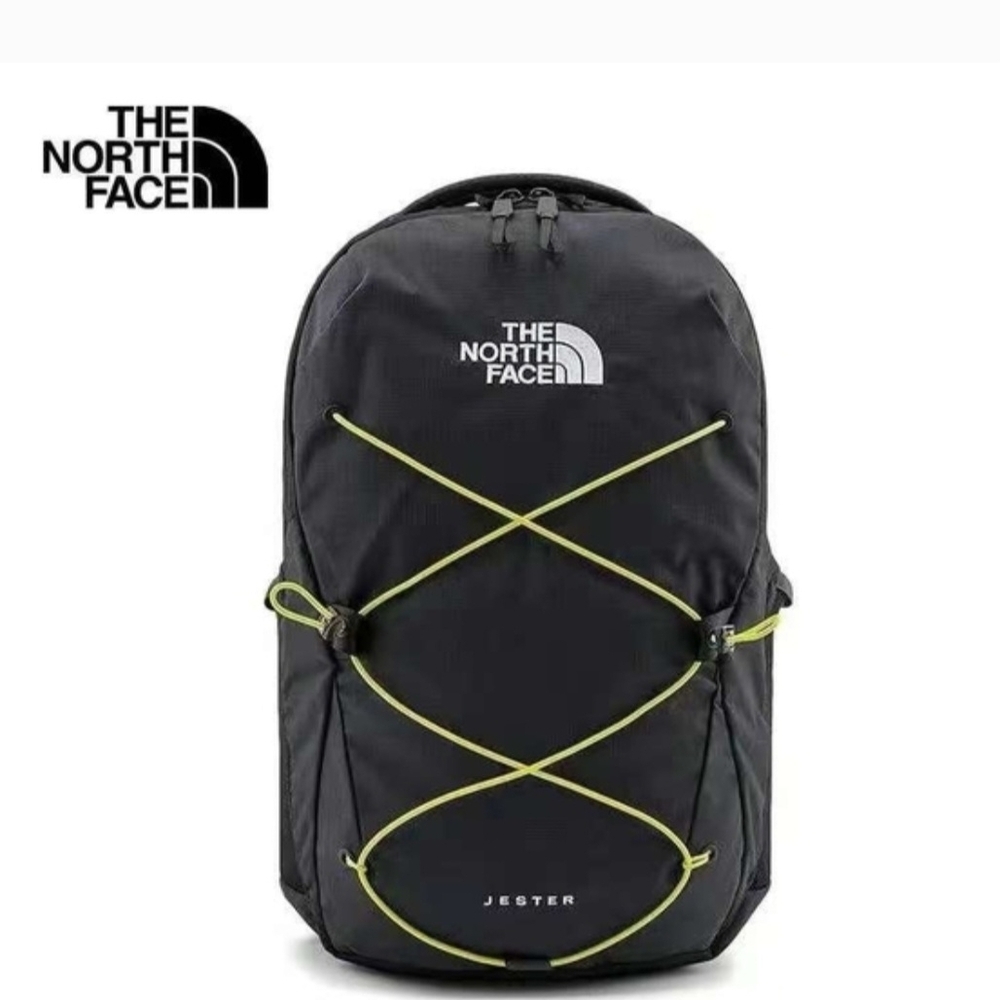 The North Face Black and Yellow Backpack